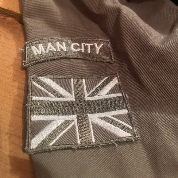 Manchester City retro parka jacket. - Picture 4 of 4